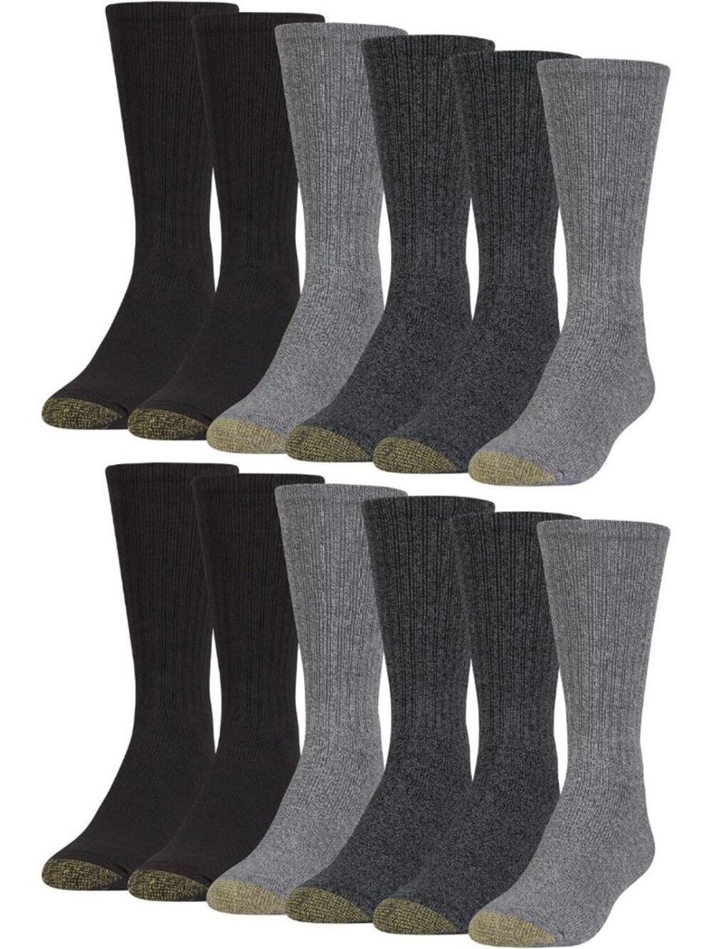 Men's Harrington Crew Socks - Multi-Pair Pack, Comfortable & Stylish Footwear
